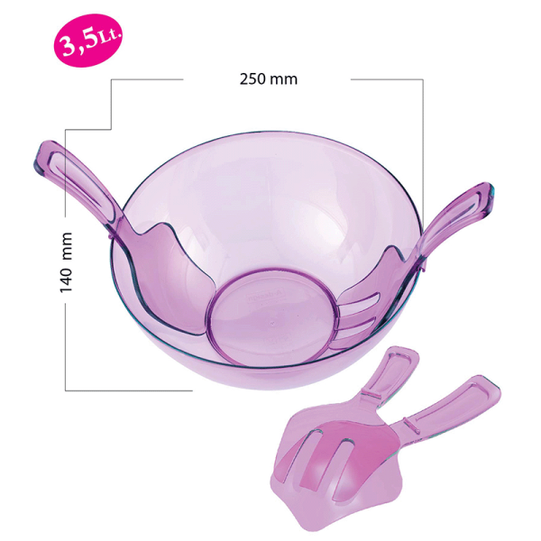 3.5 Liters Salad Bowls - Görsel 8