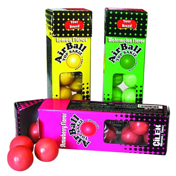Airball Mix Fruits Gum Tray - Görsel 2